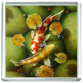 Магнит удачи Два карпа любви