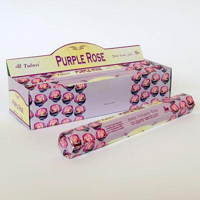 440PuR - БЛАГОВОНИЯ Sarathi HEXA PURPLE ROSE пурпурная роза 