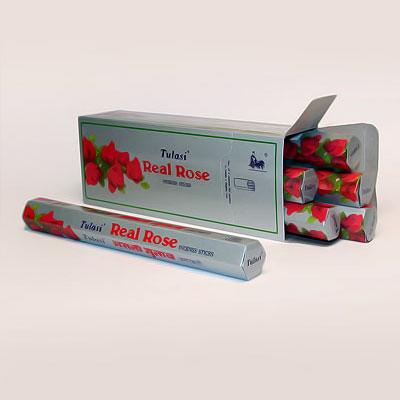 440ReaR - БЛАГОВОНИЯ Sarathi HEXA REAL ROSE (General Range) реальная роза 