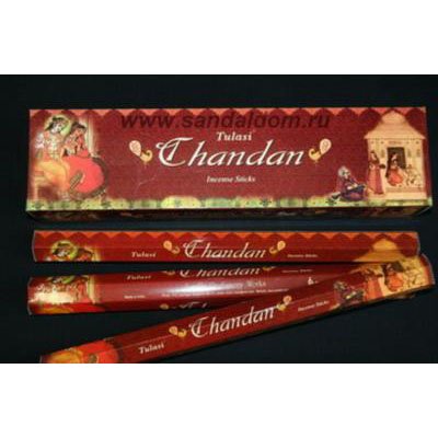 441CHA - БЛАГОВОНИЯ Sarathi LONG HEXA CHANDAN сандал