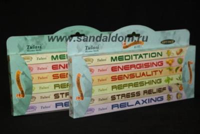 442A-6-1 - Благовония Sarathi sq Aromatherapy 6-in-1 (1 набор - миним.)