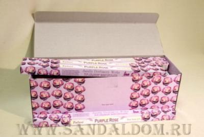 442PuR - Благовония Sarathi sq Purple Rose
