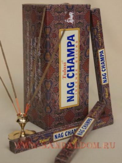 442TNa - Благовония Sarathi sq Tulasi Nag Champa