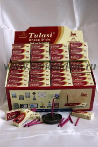 443dh - Благовония Sarathi Tulasi dhoop sticks безосновные ароматические палочки