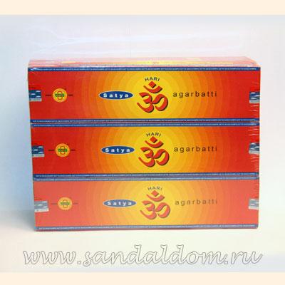 450HO - Благовония масала Satya HARI OM 30gm  Хари Ом