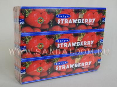 450St0 - БЛАГОВОНИЯ масала Satya Strawberry 40gm OLD 