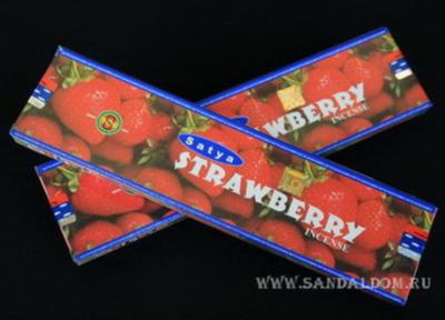 450St30 - БЛАГОВОНИЯ масала Satya Strawberry 30gm  