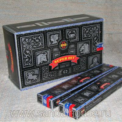 450SuH15 - Благовония масала Satya Super Hit 15gm  