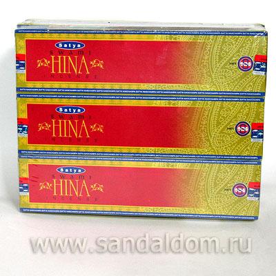 450SwH - БЛАГОВОНИЯ масала Satya SWAMI HINA 30gm  