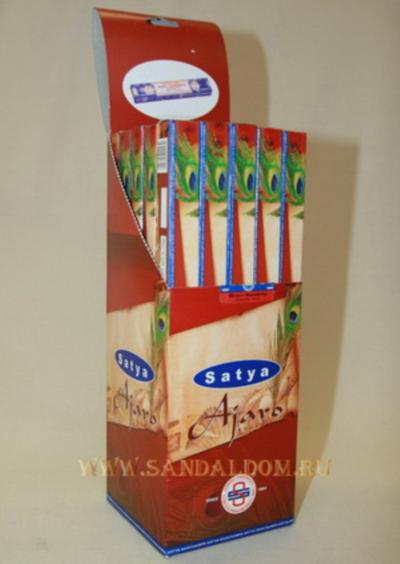 451Aj - Благовония масала Satya sq 8stk Ajaro 10gm 