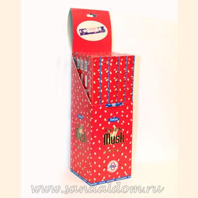 451CrM - БЛАГОВОНИЯ масала Satya sq 8stk Creamy Musk 10gm 