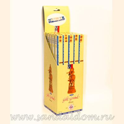 451Ge - Благовония масала Satya sq 8stk Geet Govind 10gm 