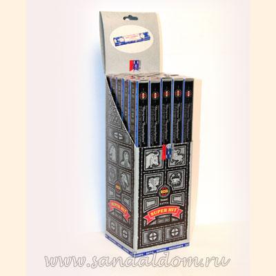 451SuH - Благовония масала Satya sq 8stk Super Hit 10gm 