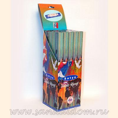 451Vi - БЛАГОВОНИЯ масала Satya sq 8stk Vishwashanti 10gm 