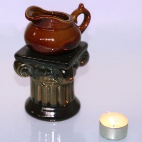 Аромалампа Кувшин на камине 15см керамика глазурь