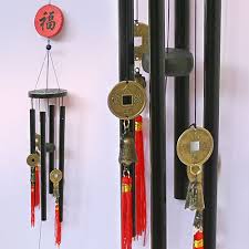 Музыка Ветра с колокольчиками и иероглифами, 4 трубки, h трубки - 23-26 см., d платформы - 8 см.