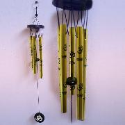 Музыка Ветра с мантрой Ом, 5 трубок, h трубки 13 см.