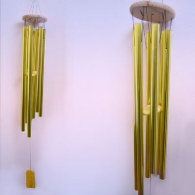 Музыка Ветра Классика, 6 трубок, h трубки - 63 см., d платформы - 13 см.