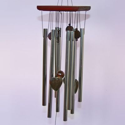 Музыка Ветра Металл, 8 трубок, h трубки - 26 см.