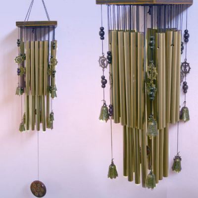 Музыка Ветра Металл, 32 трубки, h трубки - 22 см.