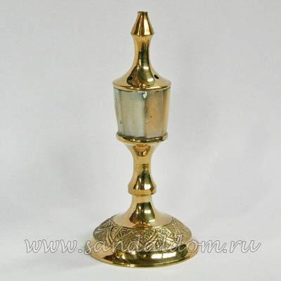 Купить Подставка под благовония 5695-1  с перламутр h~11sm. Интернет-магазин