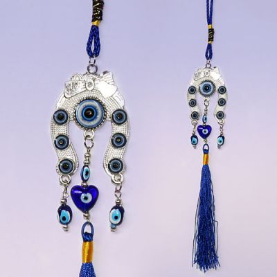 Подвеска IVR240 Подкова счастья с защитой Металл h-30см Китай