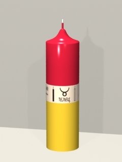 Свеча зодиакальная ТЕЛЕЦ, Купить в интернет-магазине СПб