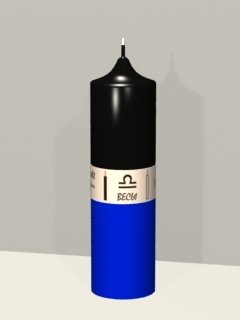 Свеча зодиакальная ВЕСЫ, Купить в интернет-магазине СПб