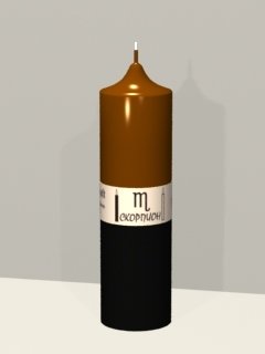 Свеча зодиакальная СКОРПИОН, Купить в интернет-магазине СПб