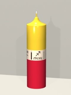 Свеча зодиакальная СТРЕЛЕЦ, Купить в интернет-магазине СПб