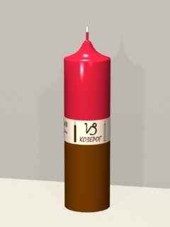 Свеча зодиакальная КОЗЕРОГ, Купить в интернет-магазине СПб