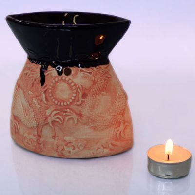 Аромалампа 3-3622 С драконами 12см керамика