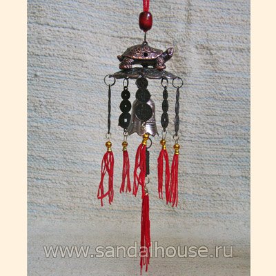 Колокольчик с черепашкой h~27cm