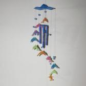 Музыка ветра A150 Дельфины разноцветные L=63sm