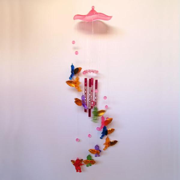 Музыка ветра A161 Ангелочки цветные L=63sm