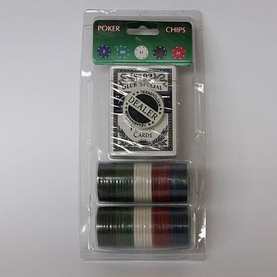 Покерный набор A318 В прозрачной упаковке