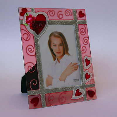 Фоторамка A42 Сердечки 23 X 18см