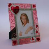 Фоторамка A42 Сердечки 23 X 18см