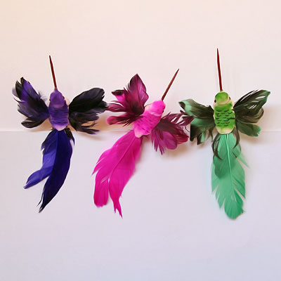 Птичка колибри A53  Украшение на занавеску