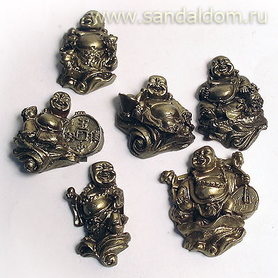 Набор магнитов BAN005  "6 Хотеев" под бронзу (уп-набор 6шт)