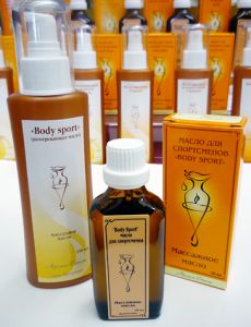 Массажное масло: Масло для спортсменов «Body Sport»