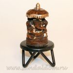 Ганеш h~10cm деревянный на железной подставке