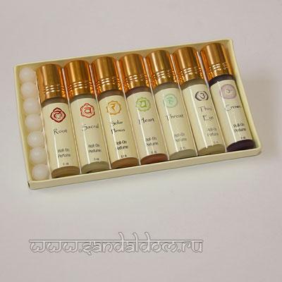 Набор парфюмерных масел R-Expo ЧАКРА 8 ml. (уп 7шт)
