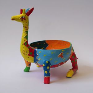 CWA004HWD - Жираф чашка яркая 21см-30см