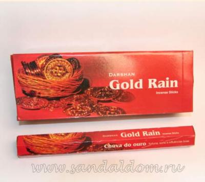 DAR23 - Благовония DARSHAN GOLD RAIN золотой дождь