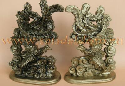 Набор 2 Феникса F1175C h=13см под бронзу 