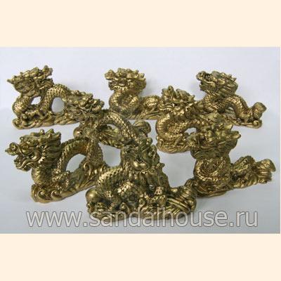Драконы китайские Набор F674  (8шт) h~5sm 