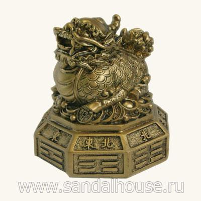 Небесная собака "Фу" F8006 h~10sm под бронзу 