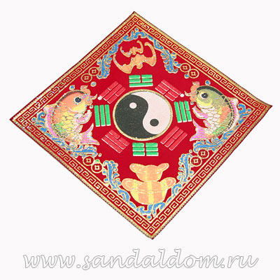 Салфетка денежная  ИНЬ-ЯНЬ 18*18 см