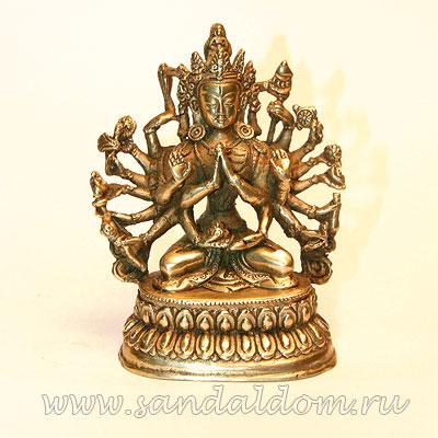 Гуань Инь FM50 богиня милосердия h~11sm бронза